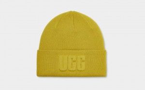 Ugg 3D Graficke Logo Ženske Beanie Žute | PJT573248