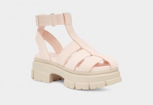 Ugg Ashton Strappy Ženske Sandale Bež | GQI734109