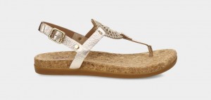 Ugg Ayden II Metallic Ženske Sandale Zlatne | TPB927814