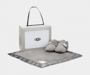 Ugg Bixbeeie and Lovey Blanket Dječje Cizme Sive | WAR954017