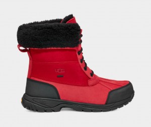 Ugg Butte Muške Cizme Crvene Crne | SRF763819