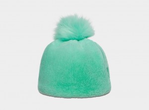 Ugg Faux Fur W Pom Ženske Beanie Tirkizne | RFX957180