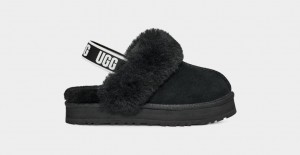 Ugg Funkette Dječje Papuče Crne | LGC536418