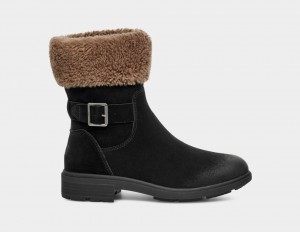 Ugg Harrison Cuff Ženske Cizme Crne | OEM964081