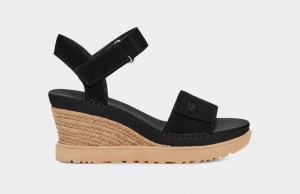 Ugg Ileana Strap Ženske Sandale Crne | OMB609375