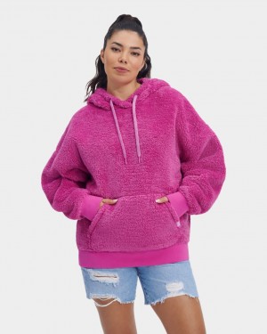 Ugg Loyra Sherpa Ženske Majica S Kapuljačom Roze | IFY123450