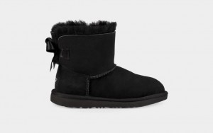 Ugg Mini Bailey Bow II Dječje Cizme Crne | NPU859271