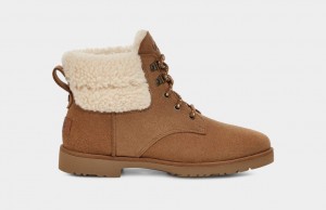 Ugg Romely Heritage Lace Ženske Cizme Smeđe | PCS467280