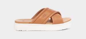 Ugg Zayne Crossband Ženske Natikače Smeđe | HYB502143