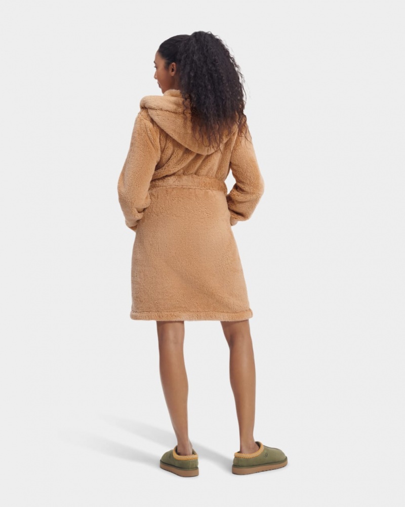 Ugg Aarti Plush Robe Ženske Odjeća Za Spavanje Smeđe | IBM301274