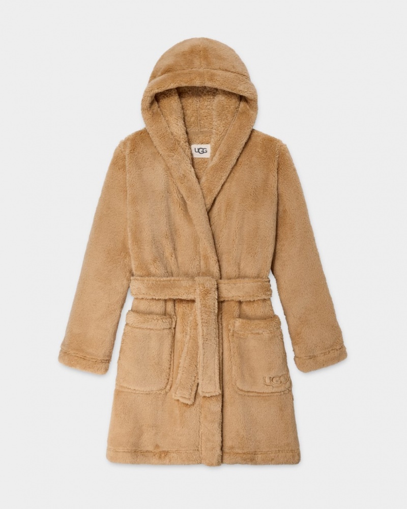 Ugg Aarti Plush Robe Ženske Odjeća Za Spavanje Smeđe | IBM301274