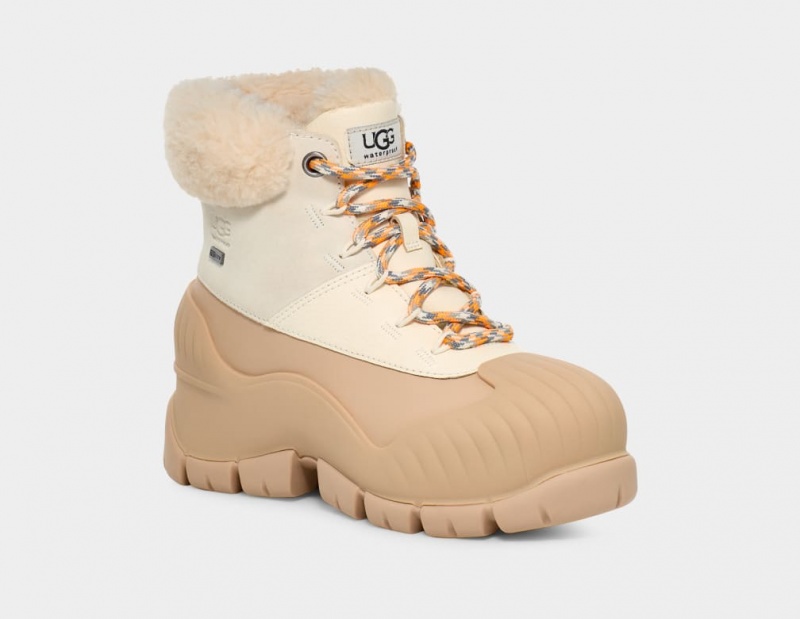 Ugg Adiroam Hiker Ženske Cizme Kaki Boja Bijele | QHN937520