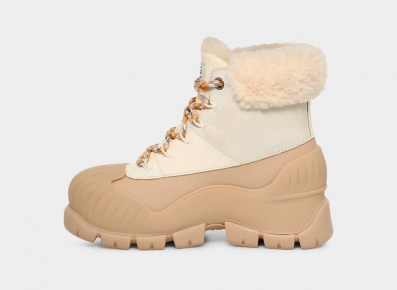 Ugg Adiroam Hiker Ženske Cizme Kaki Boja Bijele | QHN937520