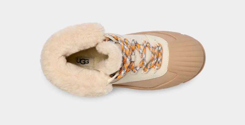 Ugg Adiroam Hiker Ženske Cizme Kaki Boja Bijele | QHN937520