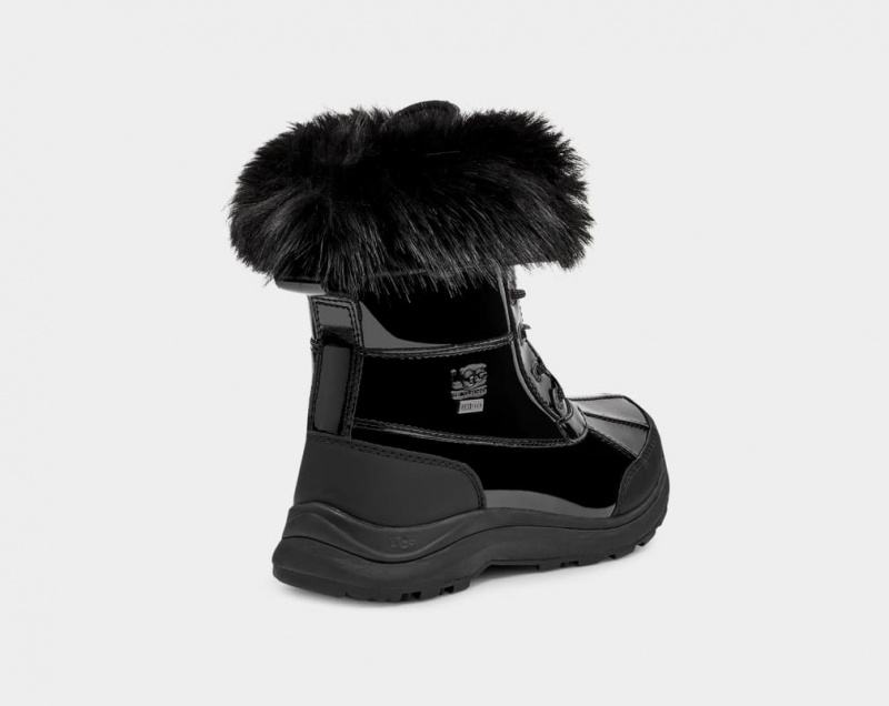 Ugg Adirondack III Patent Ženske Cizme Crne | QRU527630