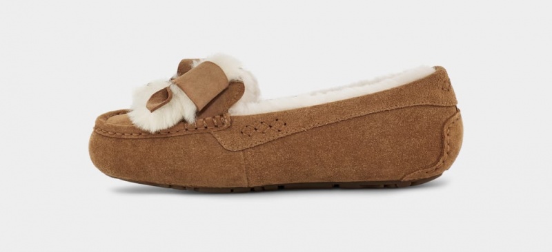 Ugg Ansley Heritage Bow Ženske Papuče Smeđe | SZM842053