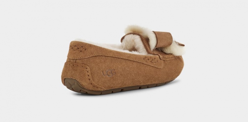 Ugg Ansley Heritage Bow Ženske Papuče Smeđe | SZM842053