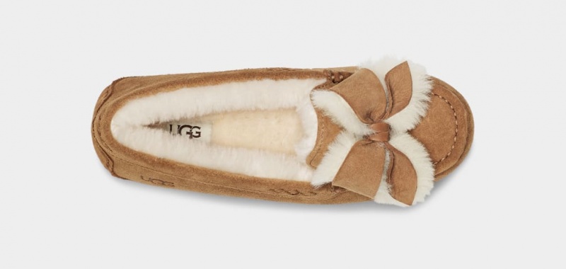 Ugg Ansley Heritage Bow Ženske Papuče Smeđe | SZM842053