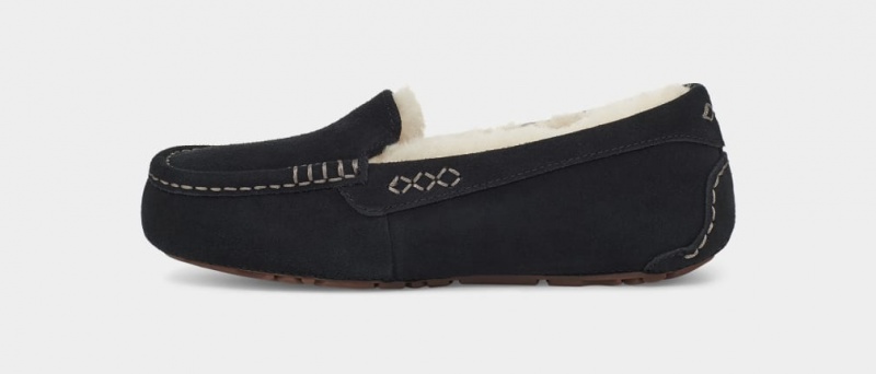 Ugg Ansley Ženske Mokasinke Crne | GJZ653247