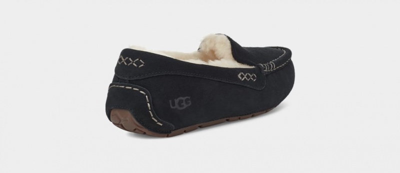 Ugg Ansley Ženske Mokasinke Crne | GJZ653247