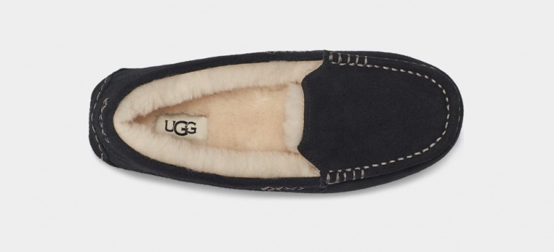 Ugg Ansley Ženske Mokasinke Crne | GJZ653247