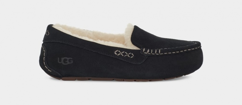 Ugg Ansley Ženske Mokasinke Crne | GJZ653247