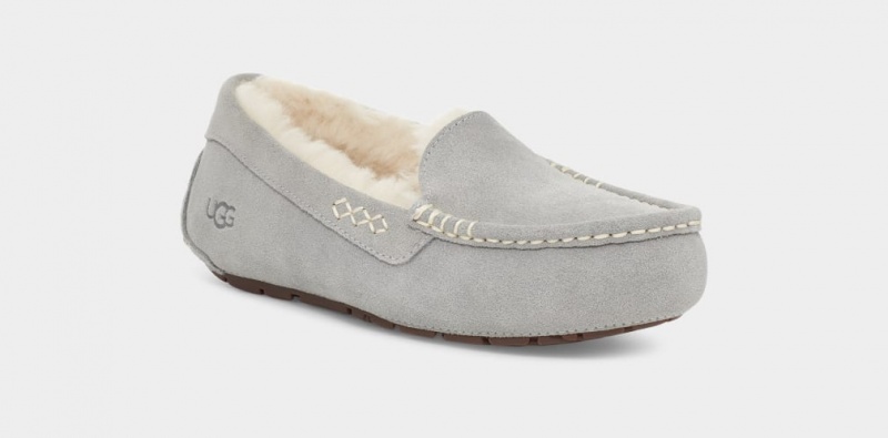 Ugg Ansley Ženske Mokasinke Svijetlo Sive | DYX762593