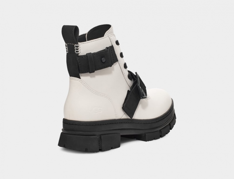 Ugg Ashton Lace Up Ženske Cizme Bijele | SXW189473