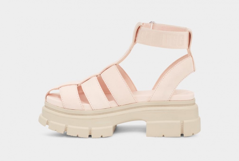 Ugg Ashton Strappy Ženske Sandale Bež | GQI734109