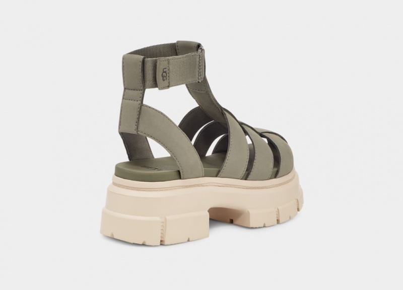 Ugg Ashton Strappy Ženske Sandale Zelene | AYI823549