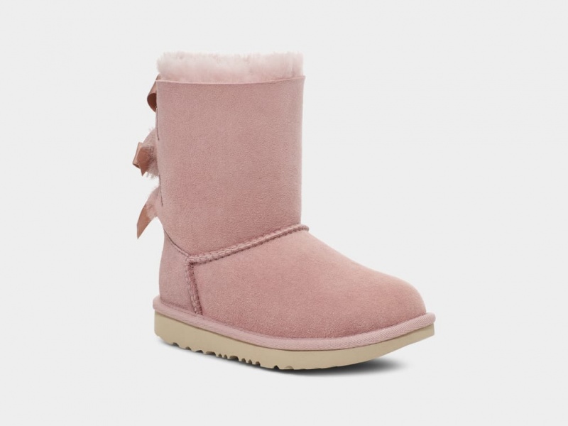 Ugg Bailey Bow II Dječje Cizme Roze Sive | ORV493620