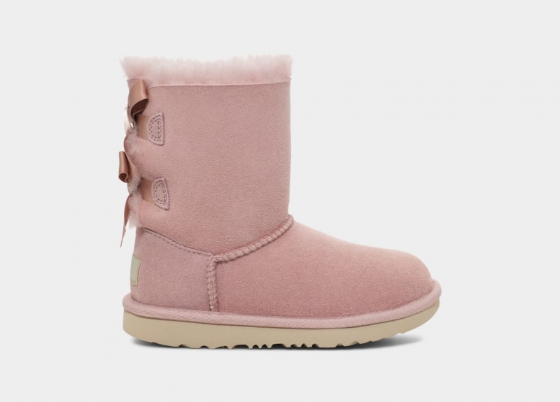 Ugg Bailey Bow II Dječje Cizme Roze Sive | ORV493620