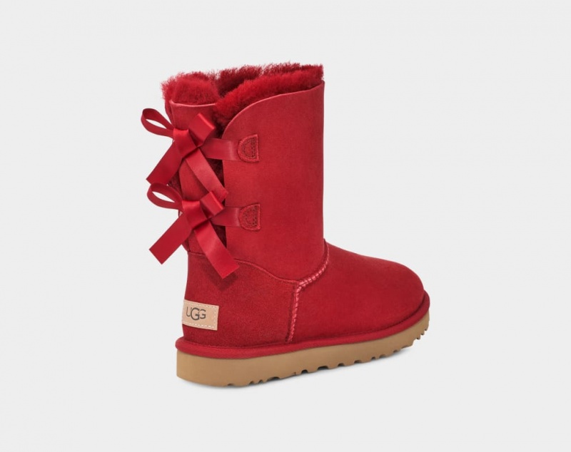 Ugg Bailey Bow II Ženske Cizme Crvene Bordo | GHR480197