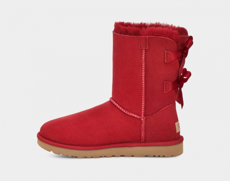 Ugg Bailey Bow II Ženske Cizme Crvene Bordo | GHR480197