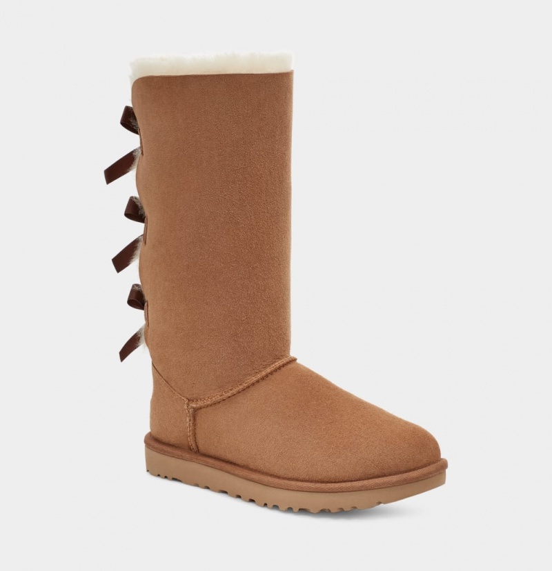 Ugg Bailey Bow Tall II Ženske Cizme Smeđe | VBR409231