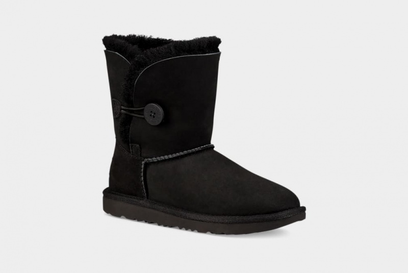 Ugg Bailey Button II Dječje Cizme Crne | AVE389604