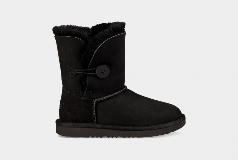 Ugg Bailey Button II Dječje Cizme Crne | AVE389604