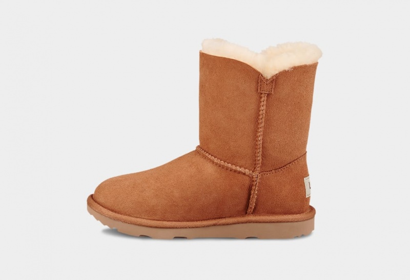 Ugg Bailey Button II Dječje Cizme Smeđe | GMZ093158