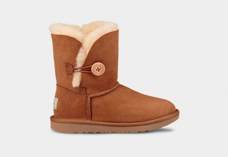 Ugg Bailey Button II Dječje Cizme Smeđe | GMZ093158