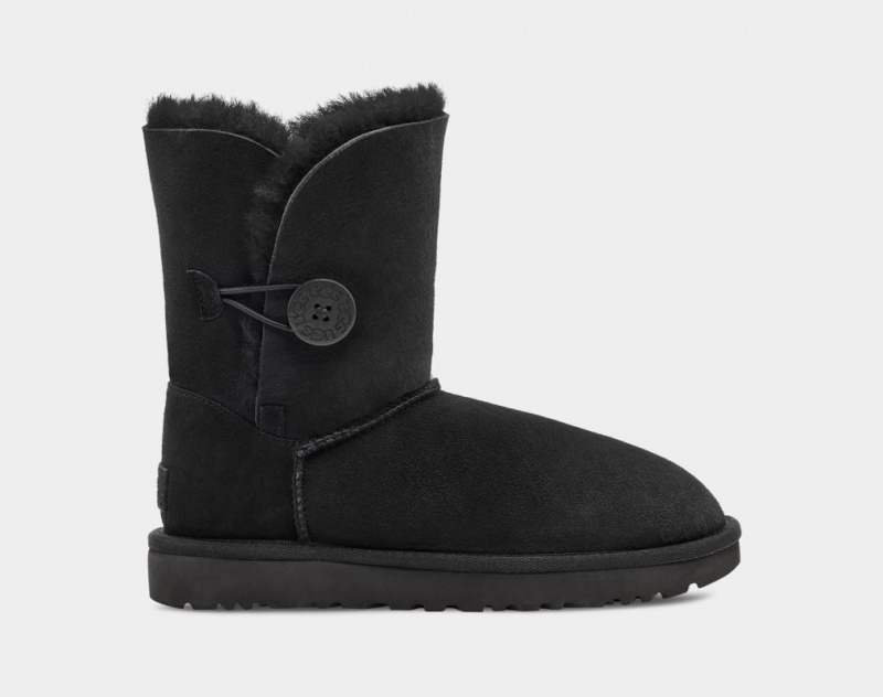 Ugg Bailey Button II Ženske Cizme Crne | WON289451