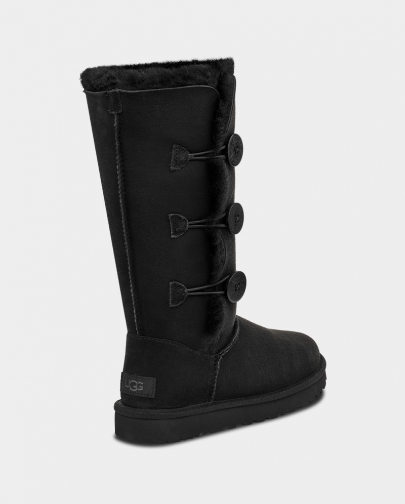 Ugg Bailey Button Triplet II Ženske Cizme Crne | VLY360714