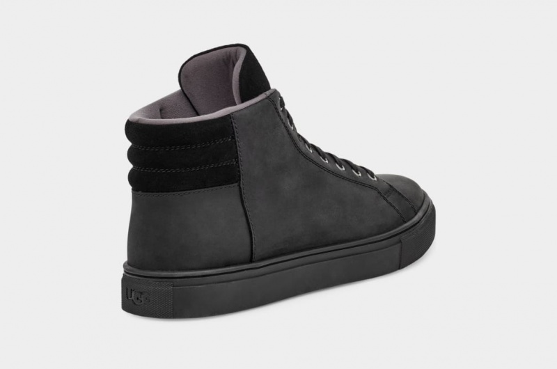 Ugg Baysider High Weather Muške Patike Crne | ZQE384061