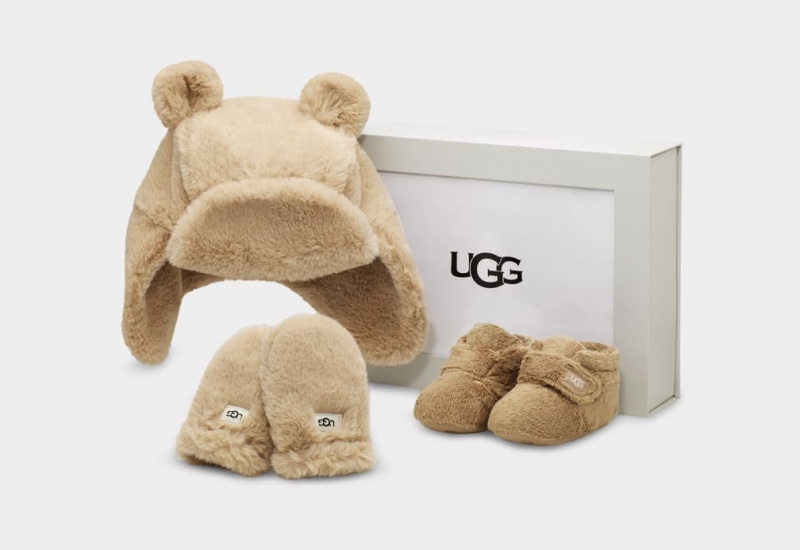 Ugg Bixbee And And Mitten Set Dječje Cizme Čokoladne | AJS163829