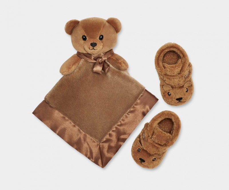 Ugg Bixbee And Lovey Bear Stuffie Dječje Cizme Smeđe | WNT204867