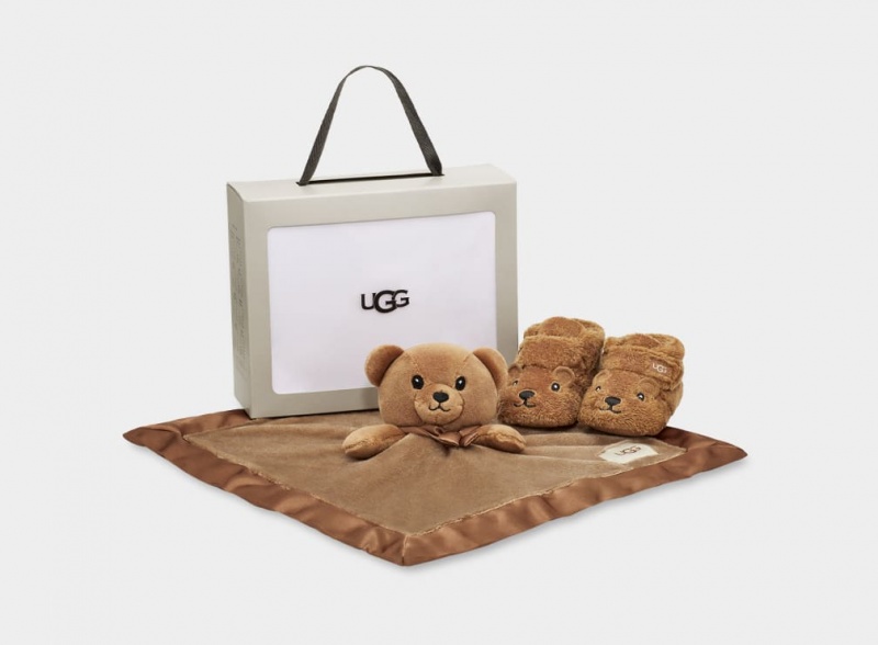 Ugg Bixbee And Lovey Bear Stuffie Dječje Cizme Smeđe | WNT204867