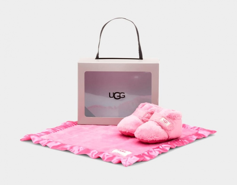 Ugg Bixbeeie and Lovey Blanket Dječje Cizme Roze | FKT380769