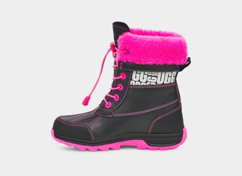 Ugg Butte II CWR Glow Graficke Dječje Cizme Crne Roze | JIU301274