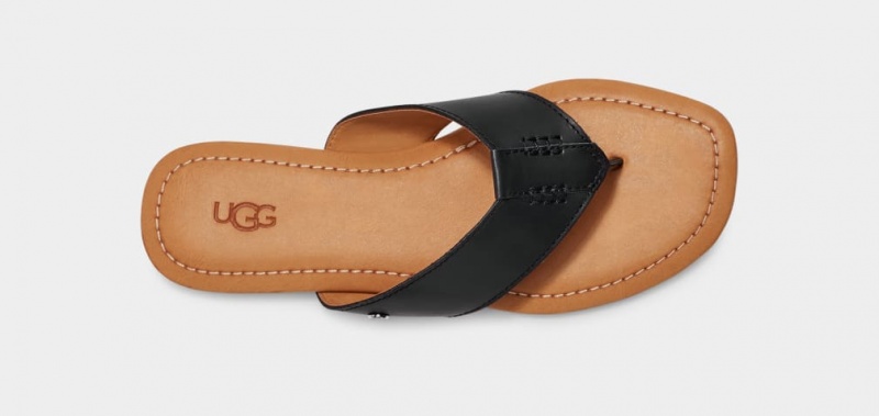 Ugg Carey Flip Ženske Natikače Crne | PKA327590