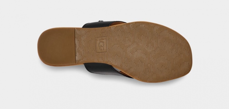 Ugg Carey Flip Ženske Natikače Crne | PKA327590