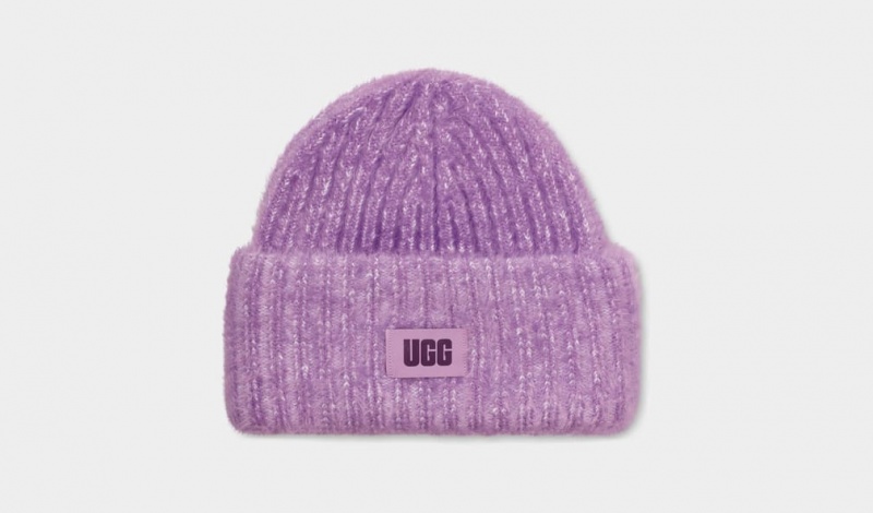 Ugg Chunky Plush Cuff Ženske Beanie Ljubičaste | VCQ789516